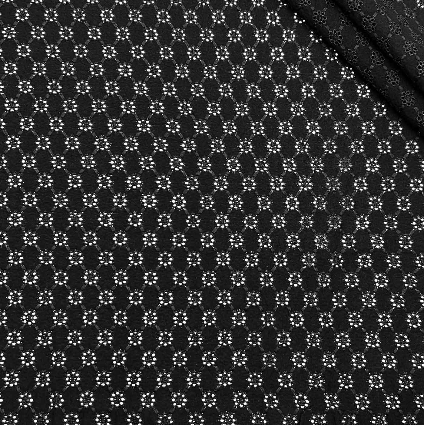 پارچه وال بوندینگ خامه دوزی رنگ مشکی 