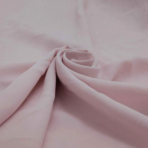 پارچه لیوسل ساده رنگ صورتی پاستیلی 