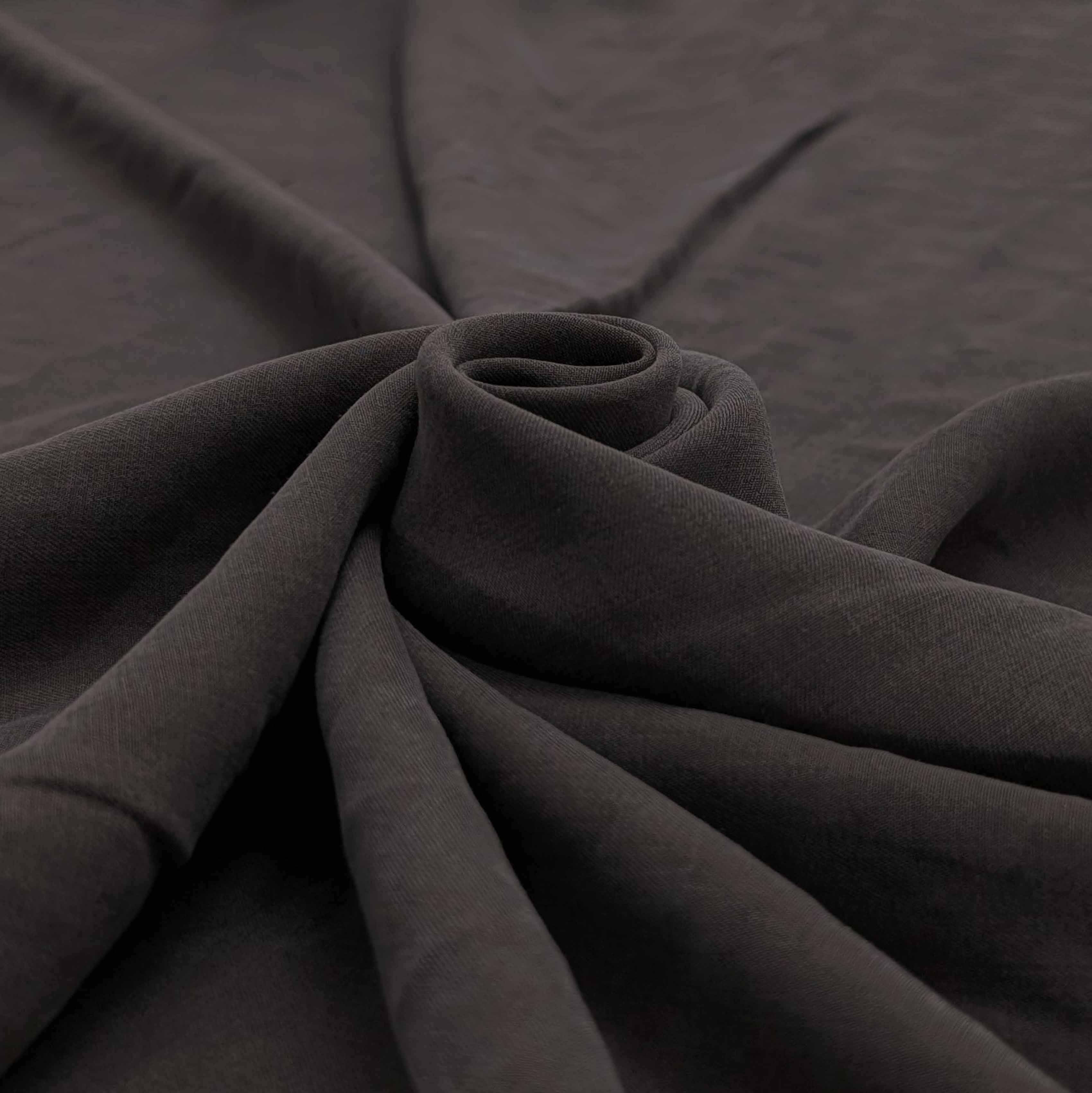 پارچه لیوسل ساده رنگ شکلاتی 