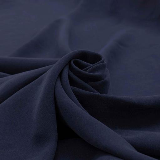 پارچه لیوسل ساده رنگ سرمه ای 