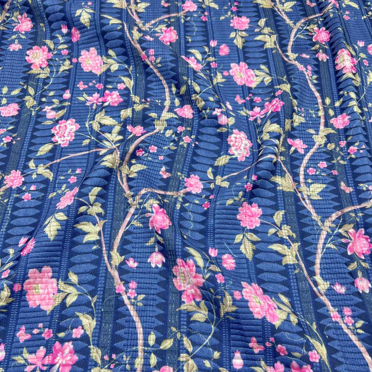 پارچه ژاکارد نپالی پرینت رنگ 63 