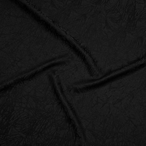 پارچه ژاکارد ویسکوز 206 رنگ مشکی 