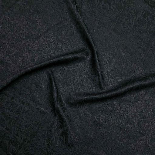 پارچه ژاکارد ابریشم 155 رنگ سبز مشکی 