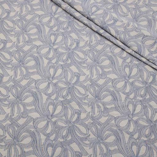 پارچه ژاکارد پنبه ترک 235 رنگ خاکی 