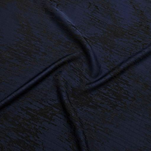پارچه ژاکارد ویسکوز 205 رنگ سرمه ای مشکی 