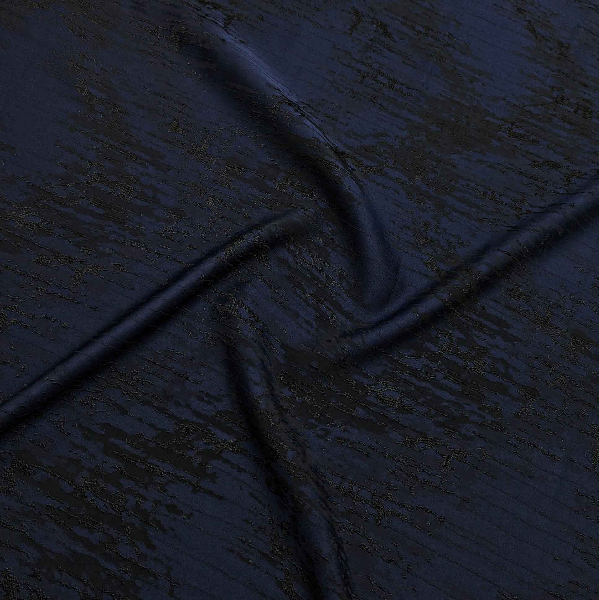 پارچه ژاکارد ویسکوز 205 رنگ سرمه ای مشکی 