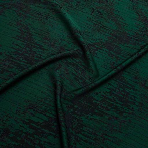 پارچه ژاکارد ویسکوز 205 رنگ سبز مشکی 