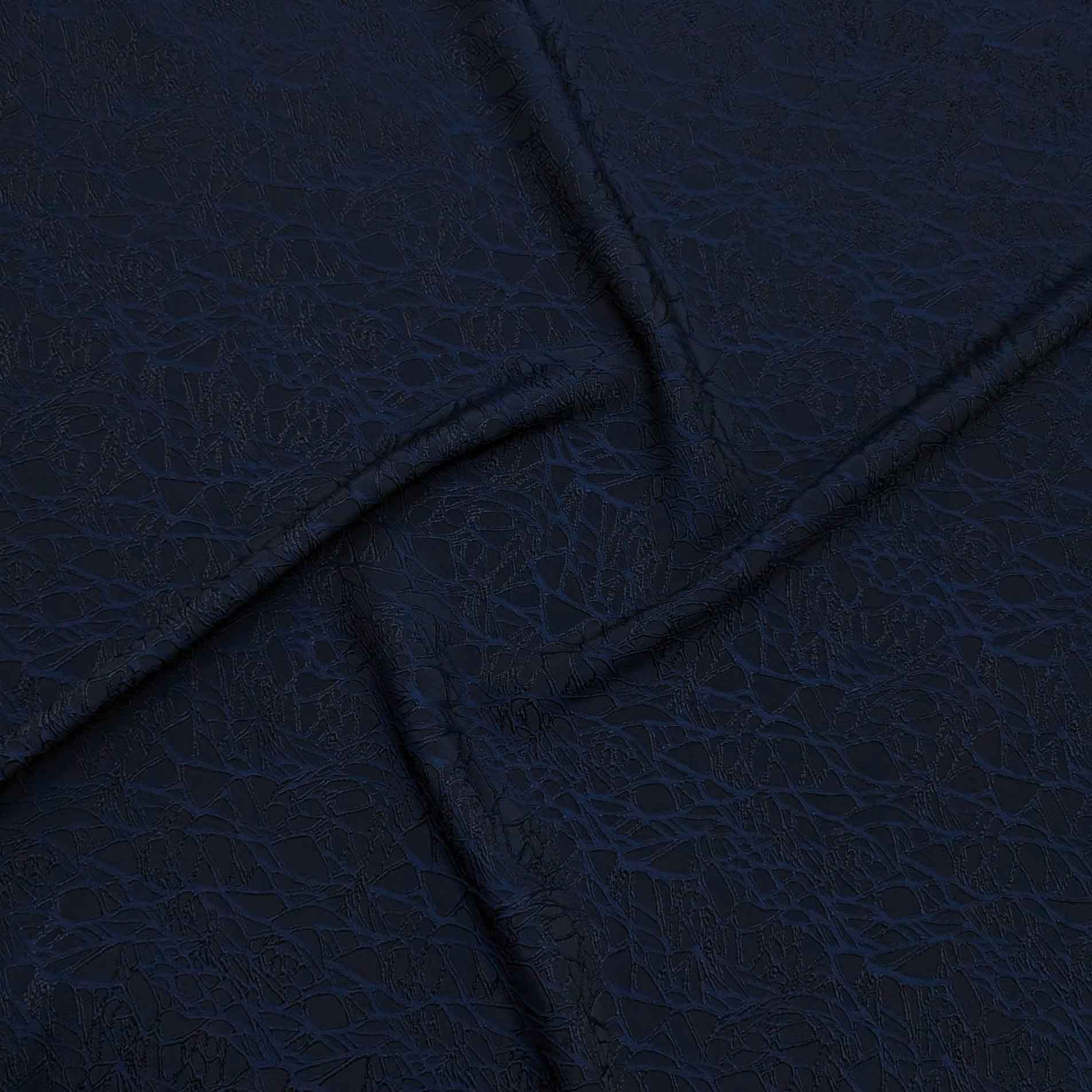 پارچه ژاکارد ویسکوز 209 رنگ سرمه ای مشکی 