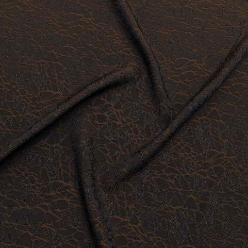 پارچه ژاکارد ویسکوز 209 رنگ شکلاتی مشکی 