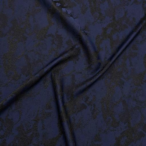 پارچه ژاکارد ویسکوز 218 رنگ سرمه ای مشکی 