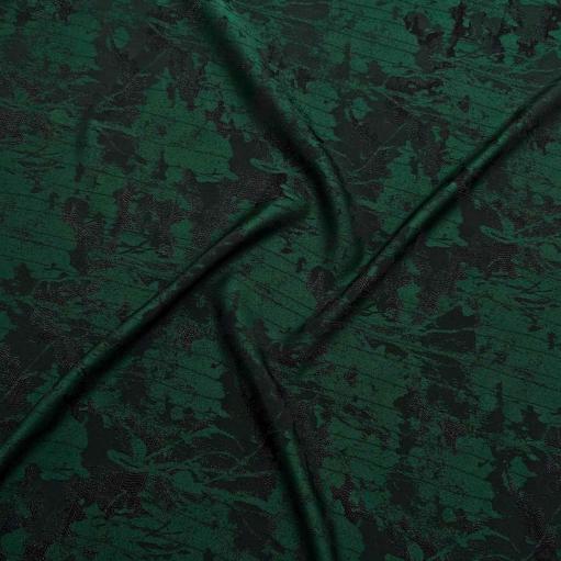 پارچه ژاکارد ویسکوز 222 رنگ سبز مشکی 