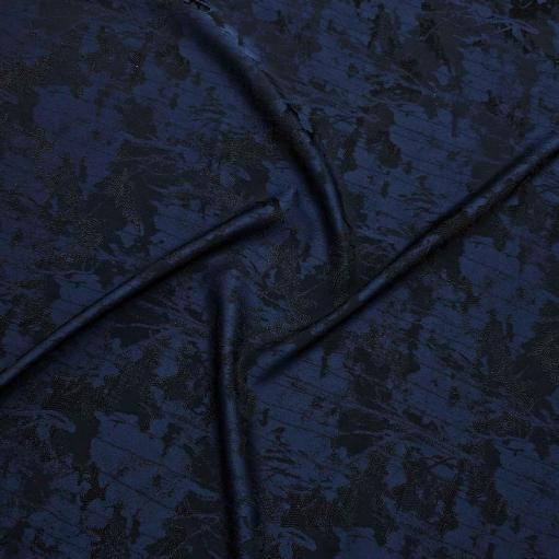 پارچه ژاکارد ویسکوز 222 رنگ سرمه ای مشکی 