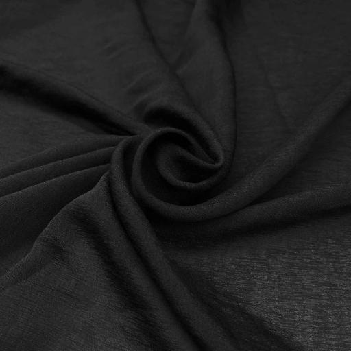 پارچه لینن شیشه ای رنگ مشکی 