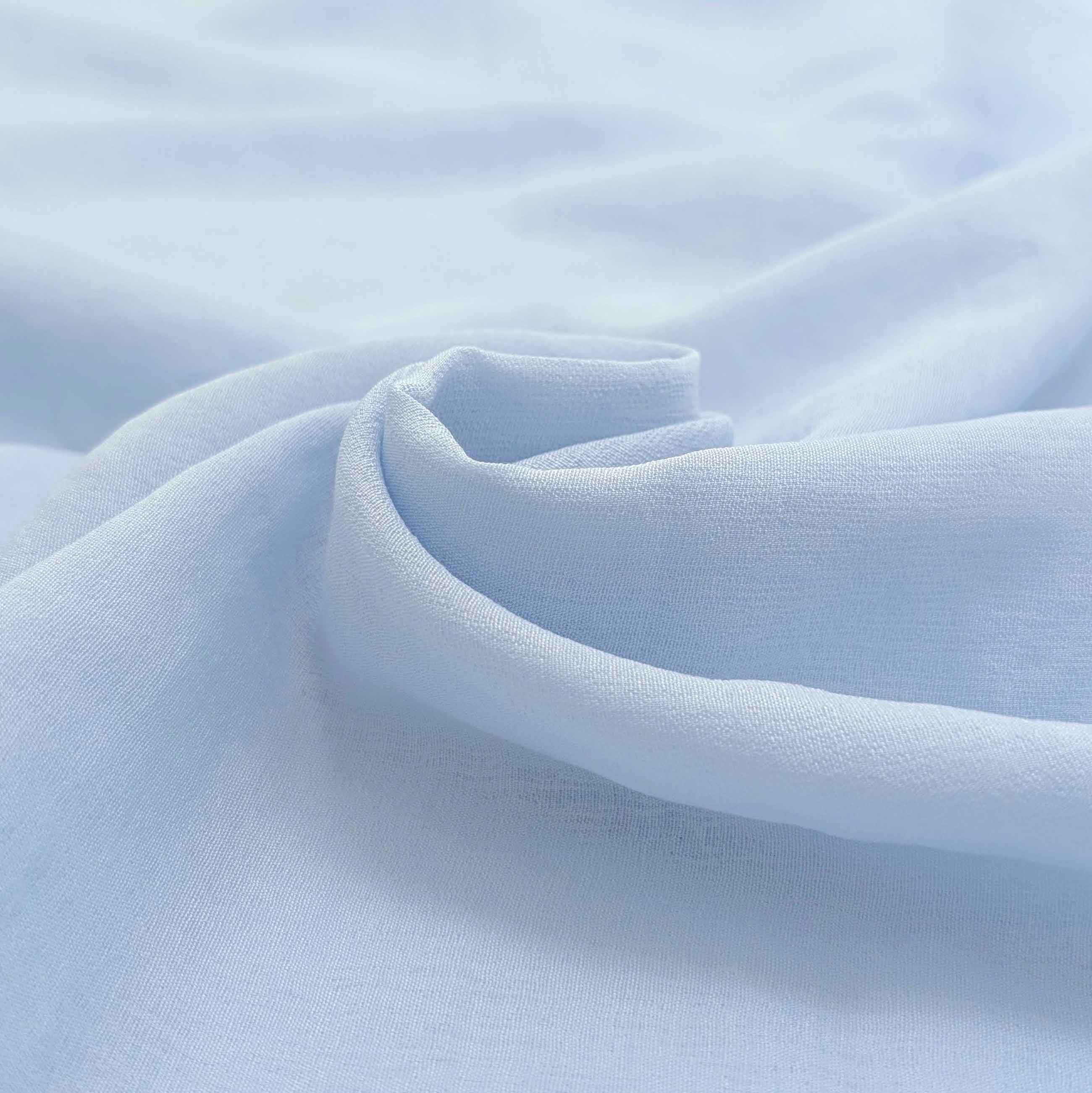 پارچه لینن شیشه ای رنگ آبی یخی 