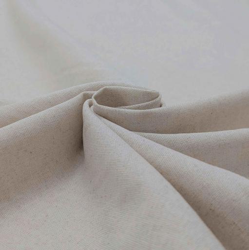 پارچه لینن ساده برشکا رنگ نچرال 