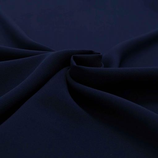 پارچه کرپ رویال کنزو رنگ سرمه ای سوخته 59 