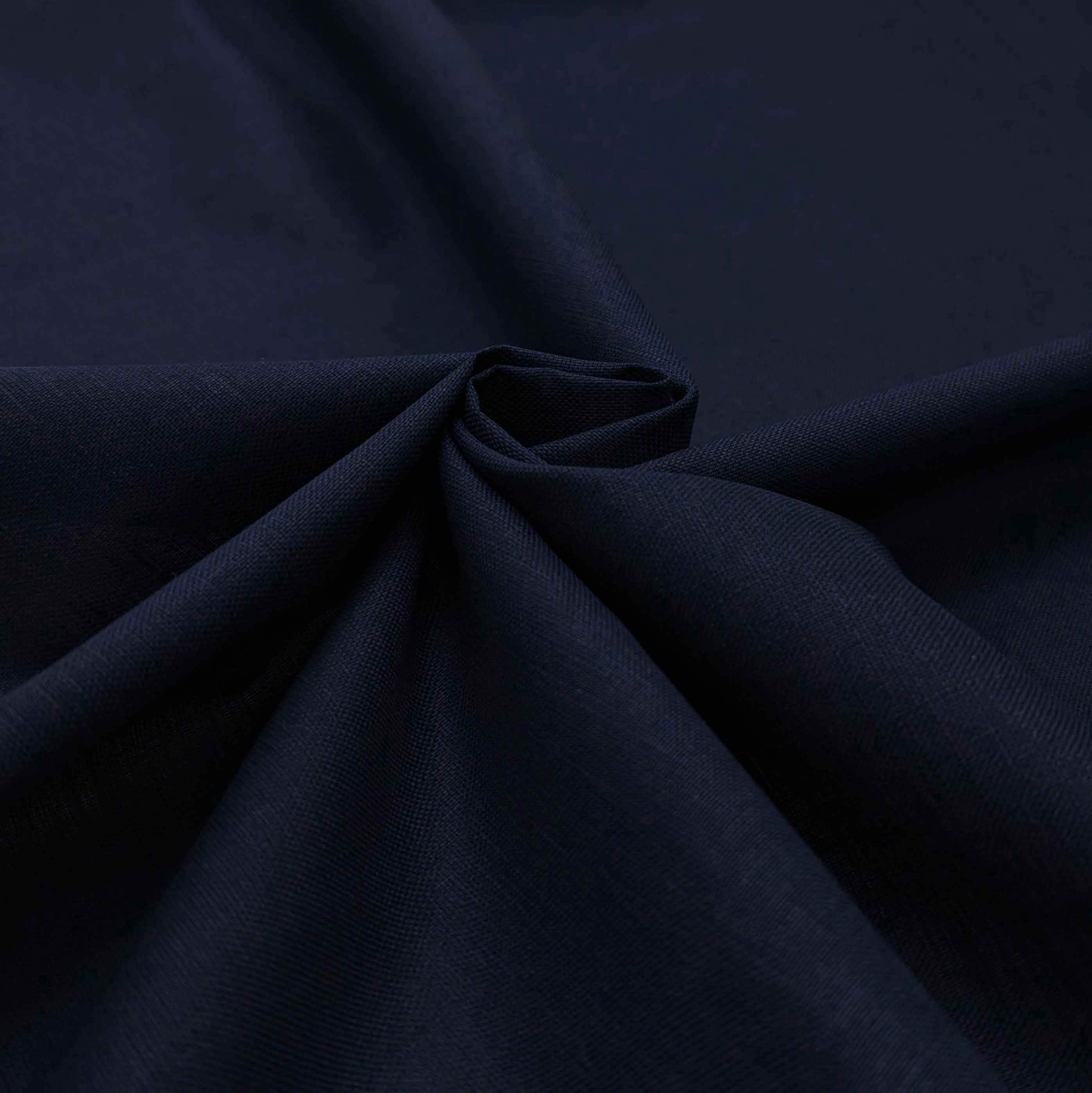 پارچه لینن کاغذی رنگ سرمه ای 