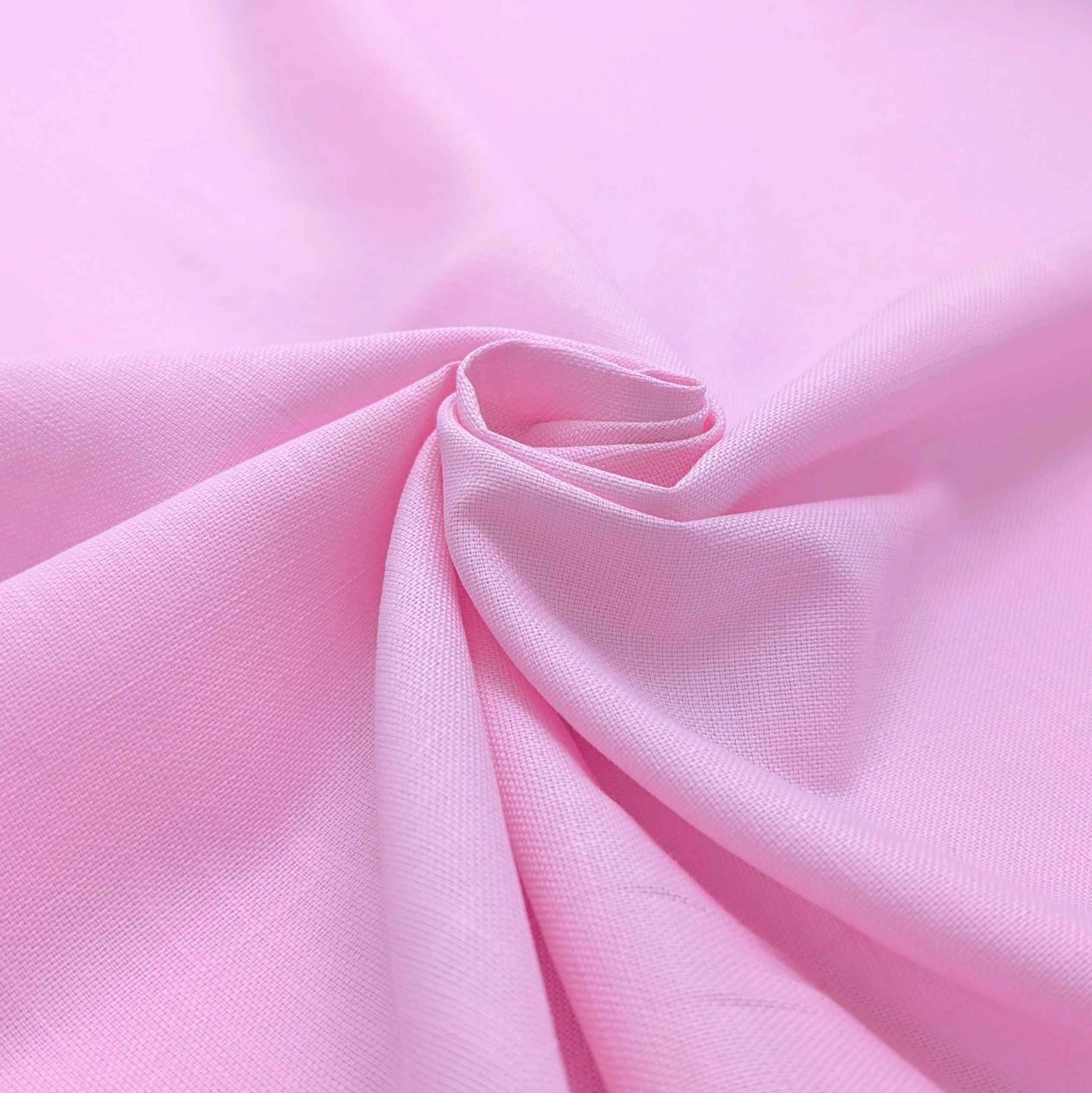 پارچه لینن کاغذی رنگ بیبی پینک 