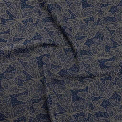 پارچه ژاکارد کتان 242 رنگ 1 