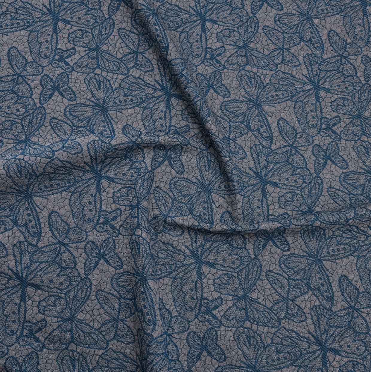 پارچه ژاکارد کتان 242 رنگ 3 