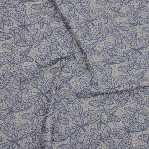 پارچه ژاکارد کتان 242 رنگ 5 