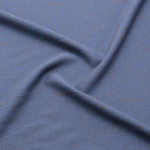 پارچه ژاکارد پنبه 244 رنگ آبی سایان 