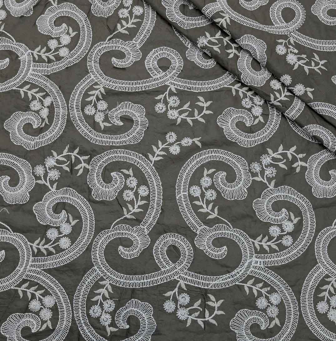 پارچه لینن سوزن دوزی هندی 143 رنگ 138--3 