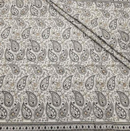 پارچه لینن سوزن دوزی هندی 155 رنگ 155 