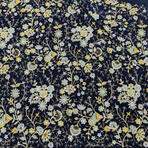 پارچه مخمل سوزندوزی هندی رنگ 208-2 