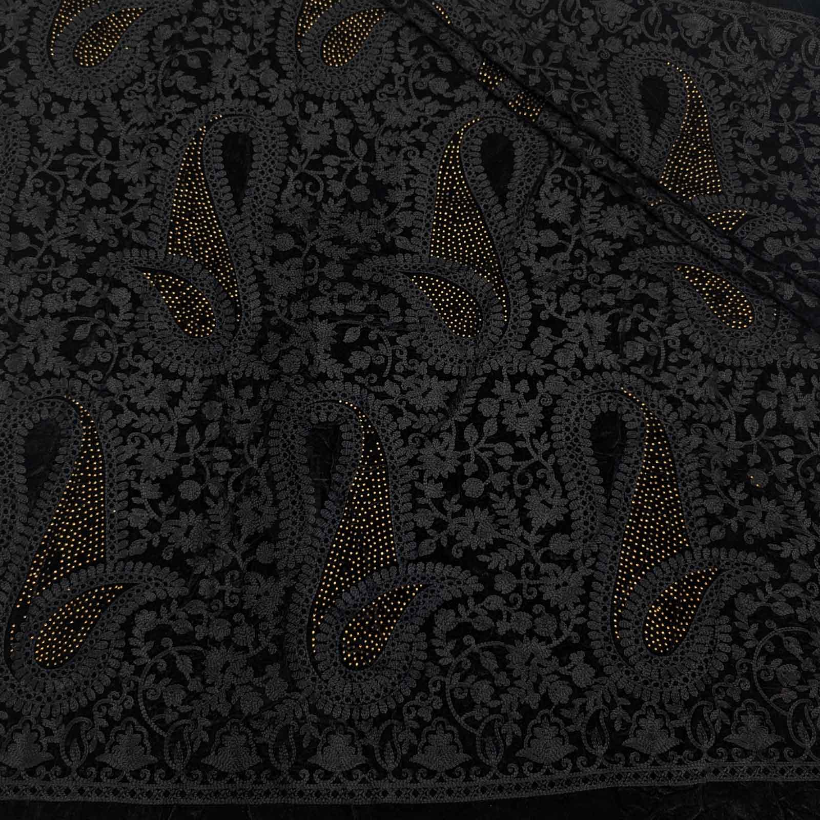 پارچه مخمل سوزندوزی هندی رنگ 209-5 