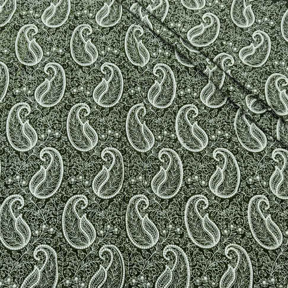 پارچه مخمل سوزندوزی هندی رنگ 217-3 