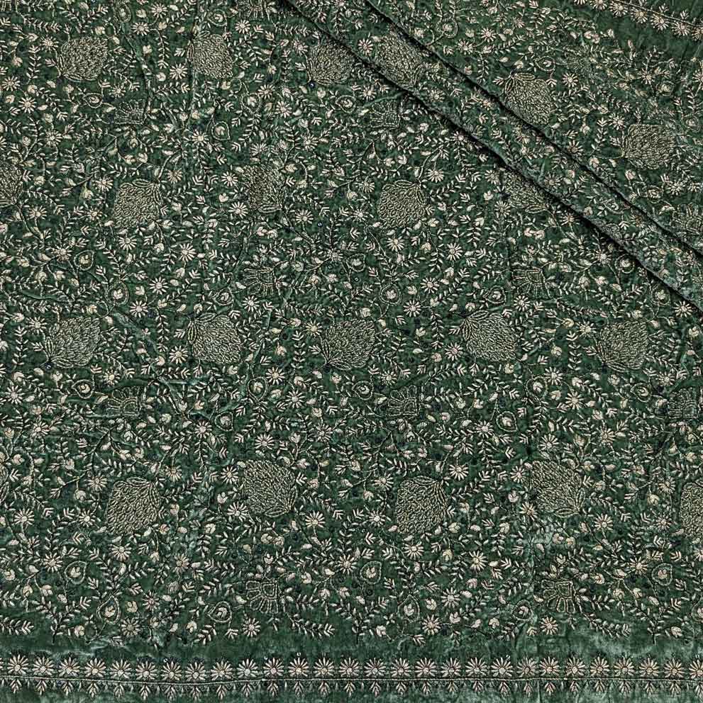 پارچه مخمل سوزندوزی هندی رنگ 221-2 