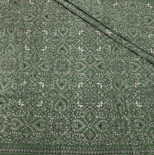 پارچه مخمل سوزندوزی هندی رنگ 222-3 