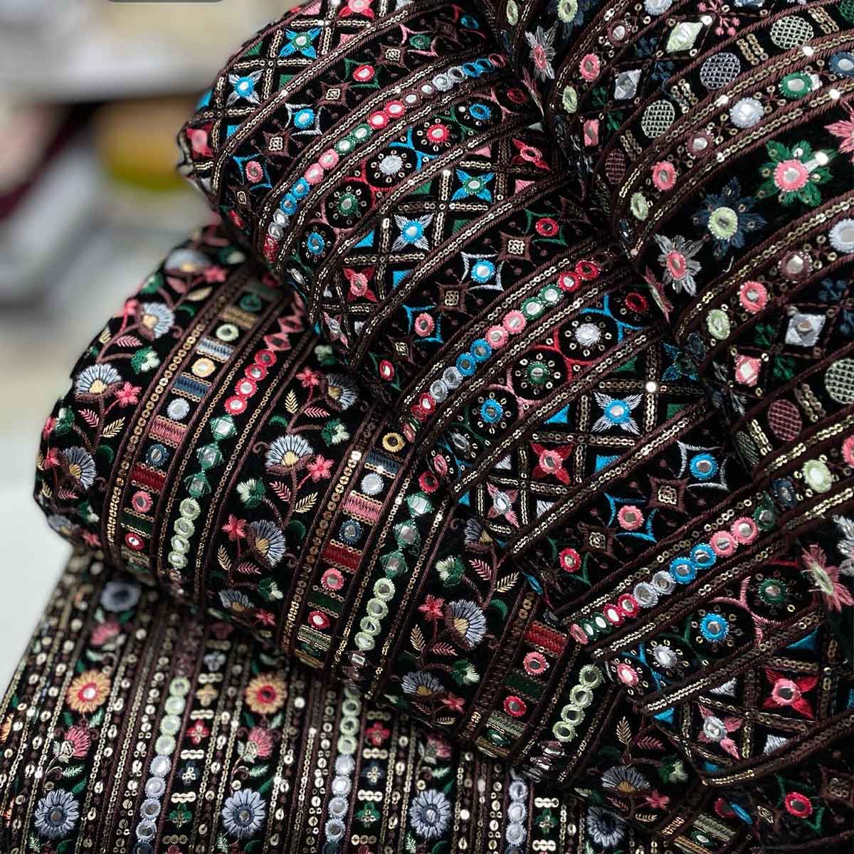 مخمل سوزن دوزی هندی